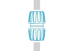 Raccordo giunto universale 1/2" 5/8" 3/4" GF GARDEN