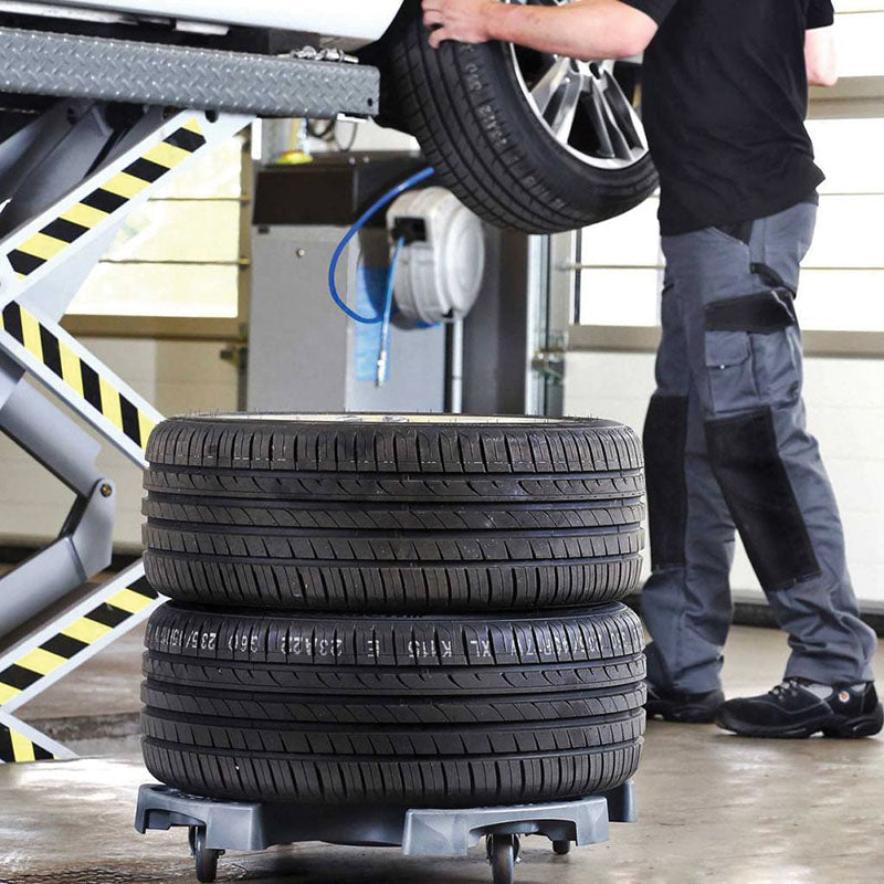 CARRELLO PER MOVIMENTARE PNEUMATICI 200kg. Fermec 9999