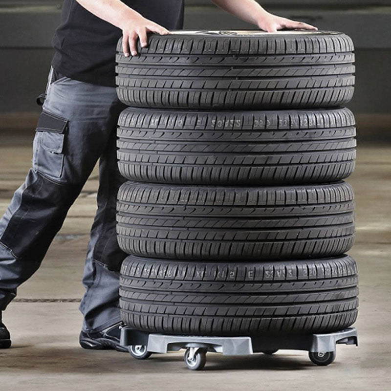 CARRELLO PER MOVIMENTARE PNEUMATICI 200kg. Fermec 9999