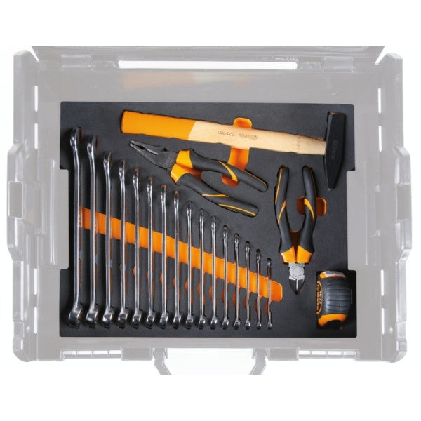 Set 44 utensili per valigetta portautensili COMBO C99V1 vassoio morbido Beta 5990V1