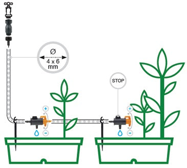 Kit goccia a goccia 12 vasi GF GARDEN