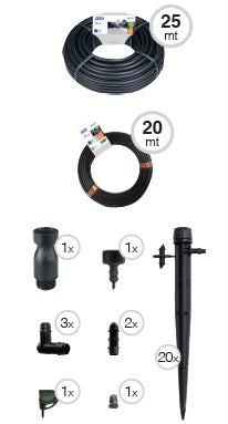 Kit goccia agoccia 20 vasi GF GARDEN