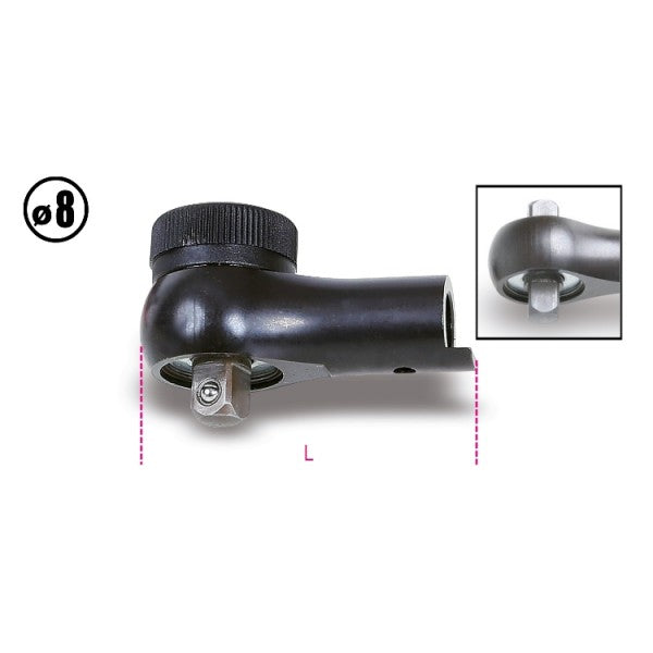 Cricchetti reversibili per barre dinamometriche 604B/5 e 604B/10 Beta 611