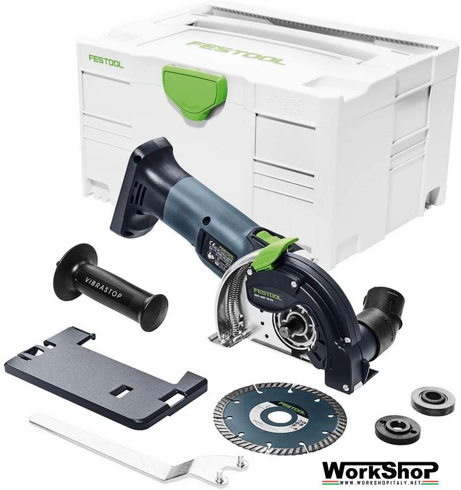 Sistema di taglio a mano libera a batteria DSC-AGC 18-125 FH Li EB-Basic Festool