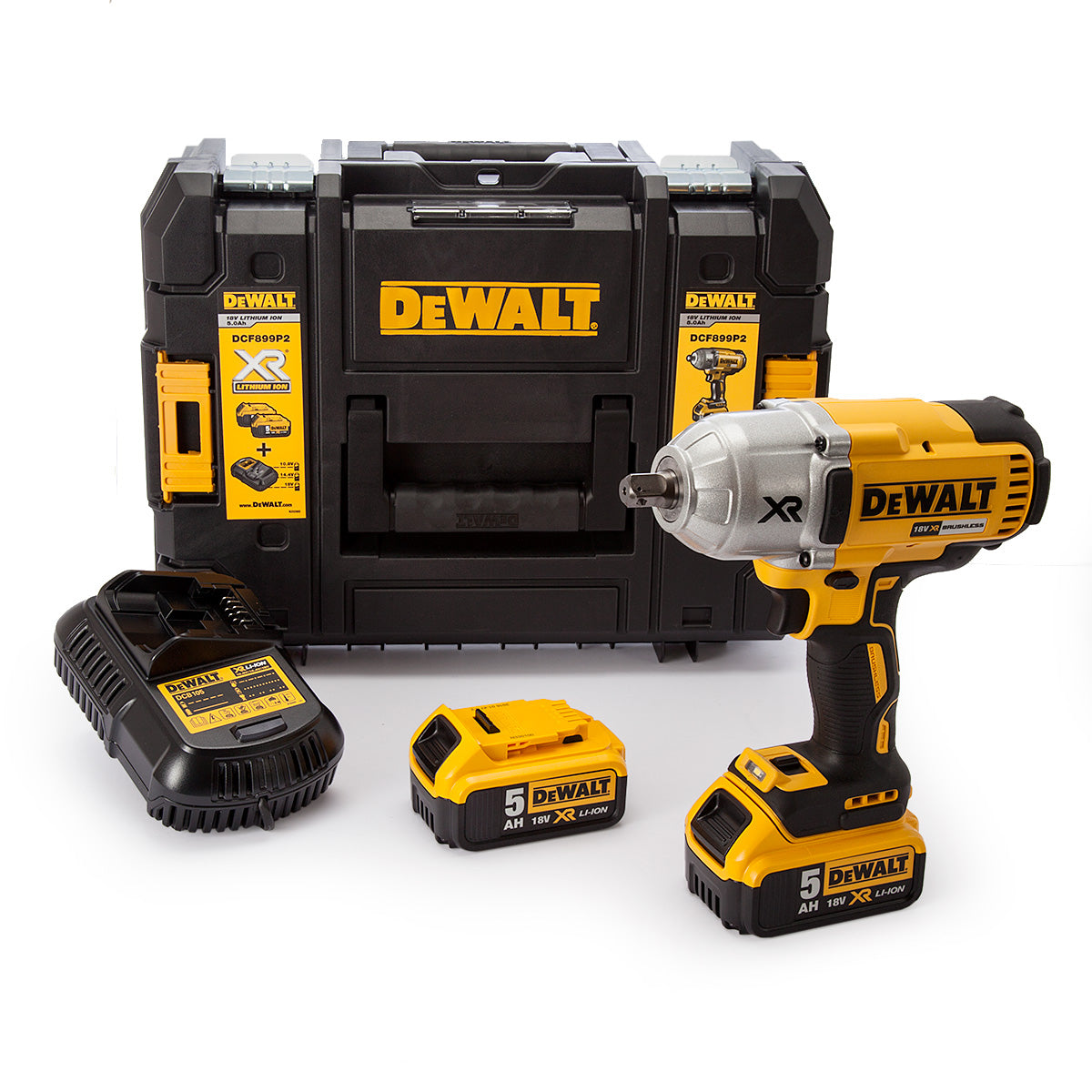 Avvitatore impulsi alta potenza 18v 5Ah 950Nm DeWalt DCF899P2