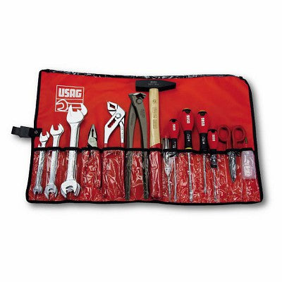 BORSA AVVOLGIBILE CON ASSORTIMENTO PER MANUTENZIONE CASA (19 PZ) Usag 630 AN