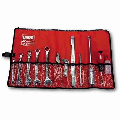 BORSA AVVOLGIBILE ASSORTIMENTO PMANUTENZIONE MOTO (20 PZ) Usag 630 BN