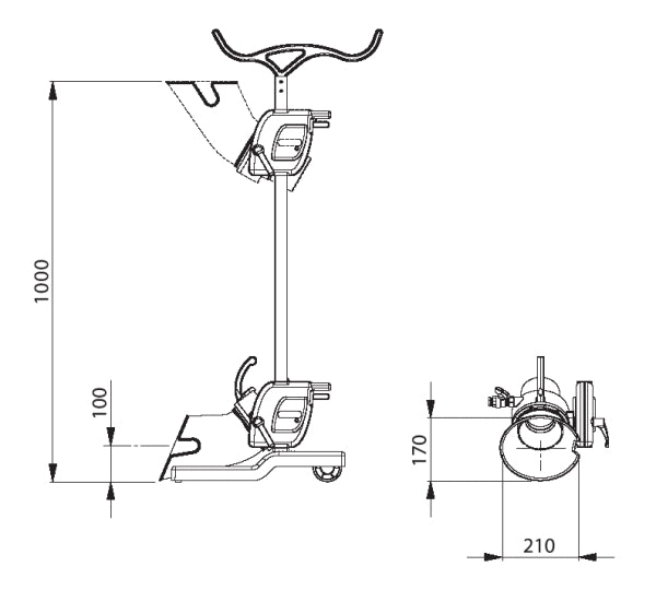 Aspiratore per gas di scarico Zeca 675