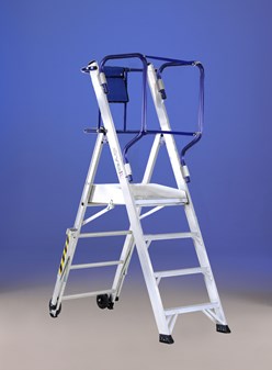 Scala Svelt FLY alluminio con piattaforma