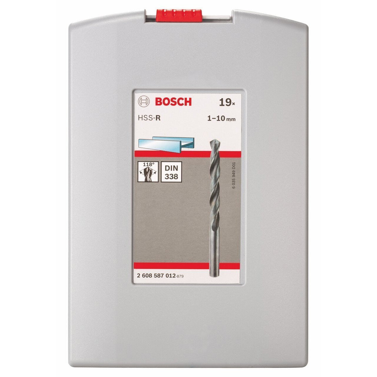 Set 19 punte Bosch HSS-R per metallo 2 608 587 012