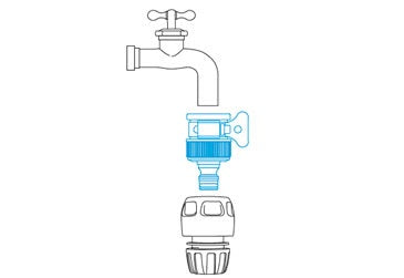 Presa rubinetti lisci GF GARDEN