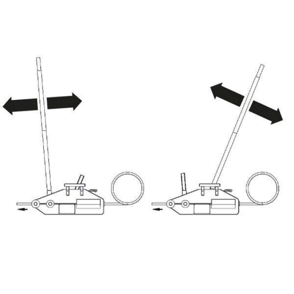 Argano manuale a fune passante Beta 8148