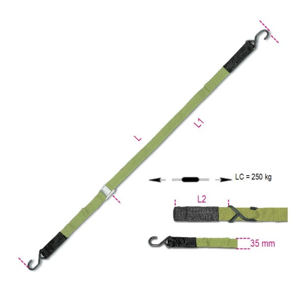 Cinghie di ancoraggio Beta Robur 81888VFG2