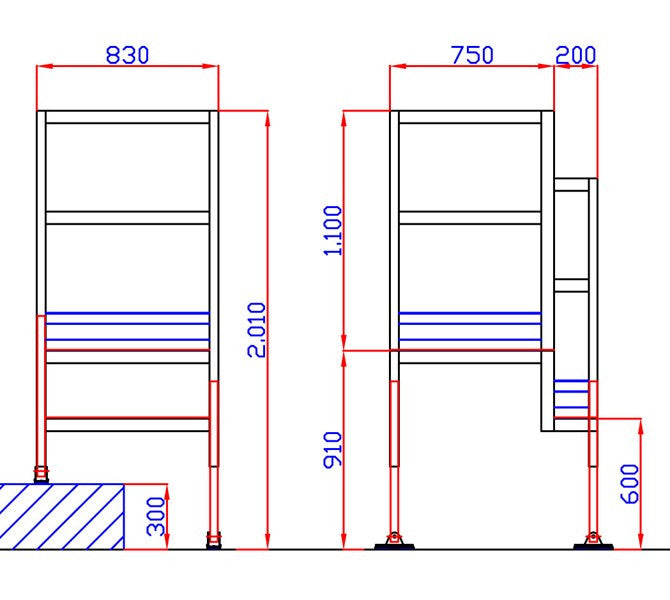 Pedana Telescopica Svelt alluminio