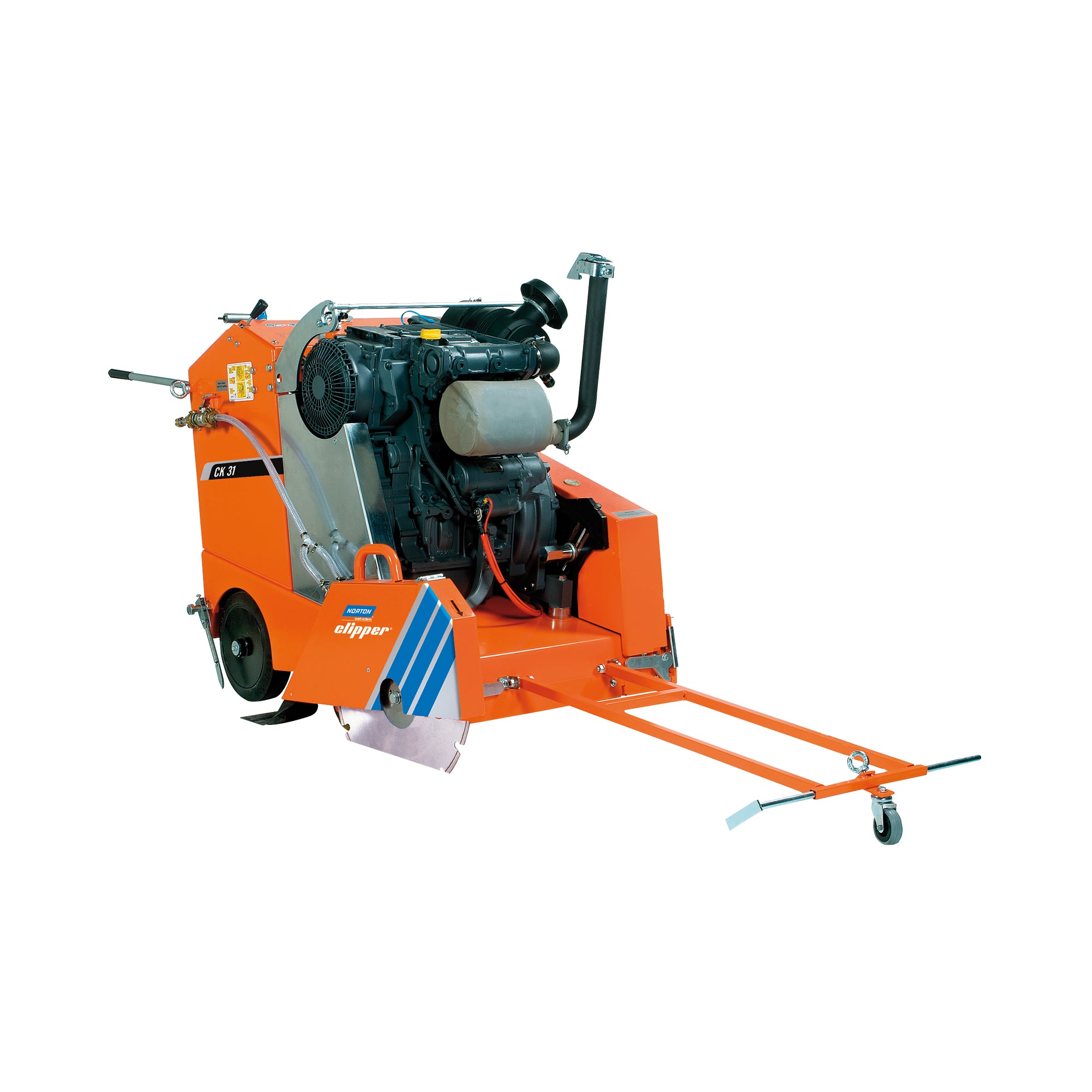 Sega da pavimento Norton Clipper motore DEUTZ Diesel CK31