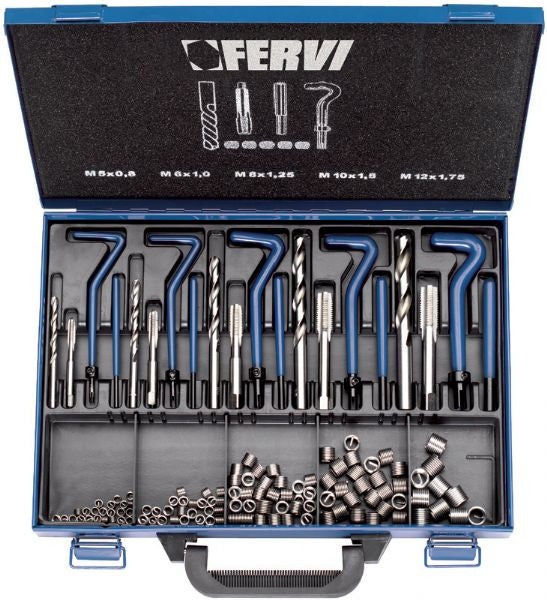 V-Coil Kit Riparazione Filetti 9/16 X 18 UNF: Inserti In Acciaio Inox E Maschio Per Filettature