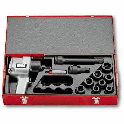 Avvitatore impulsi 3/4" Usag 928 D1/S12 in cassetta metallica con accessori