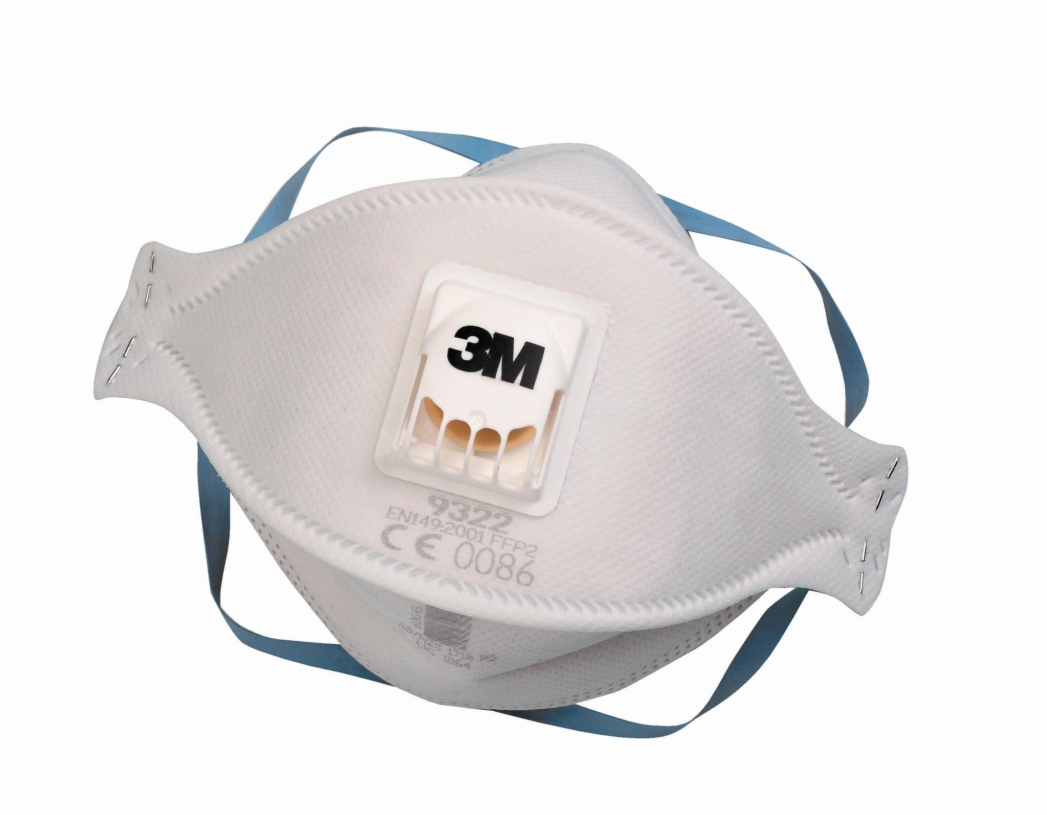 3M™ Aura™ Respiratore monouso 9322+ FFP2 NR D, con valvola conf. 10pz.
