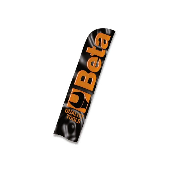 Bandiera a vela mt 3,50x0,75 con asta Beta 9561VV