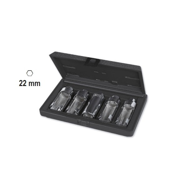 Serie di 5 chiavi a bussola per connessione elettrica iniettori Beta 960BC/C5