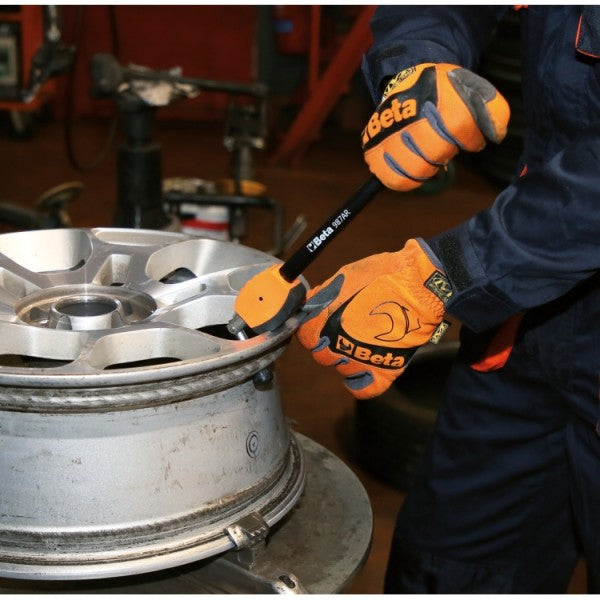 Leva per valvole pneumatici con fulcro antigraffio Beta 987AR