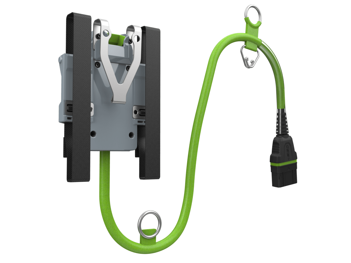 FONDINA PORTABATTERIA, CAVO E CINGHIA PROFESSIONAL-X Ego ABH3000