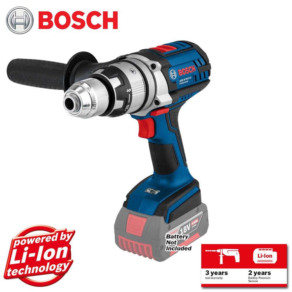 Trapano battente avvitatore BOSCH GSB 18 VE-2-LI CORPO MACCHINA + L-BOX Bosch Professional