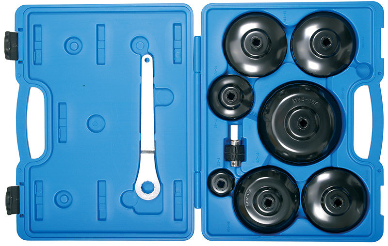 SET 9 PZ CHIAVI A TAZZA PER FILTRO OLIO BGS1019