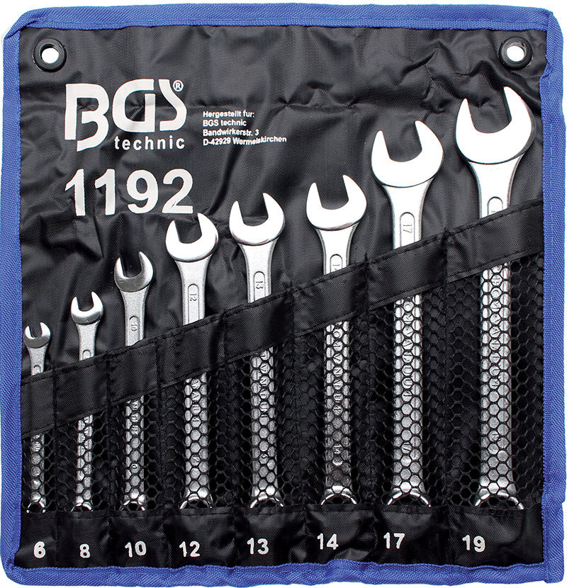 SERIE 12 CHIAVI COMB.CHROM VAN.6-22MM BGS1197