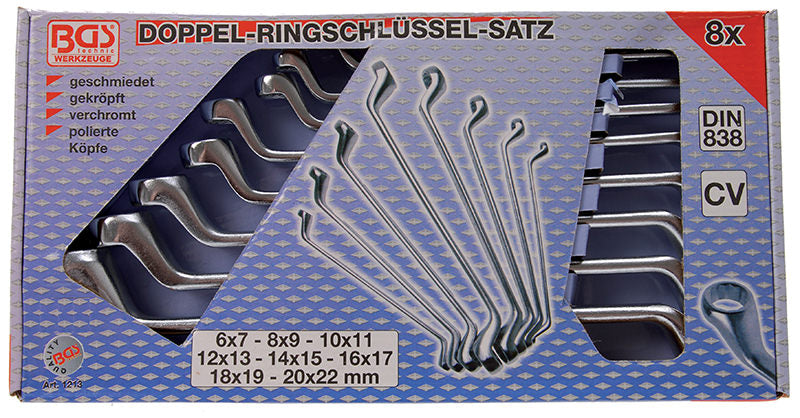 CONF.8 CHIAVI POLIG. SATINATE DOPPIE CURVE 6-22 BGS1213