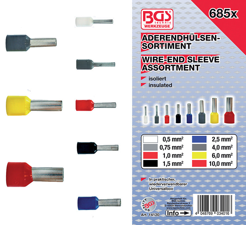 ASSORTIMENTO 685 PEZZI, CAPICORDA ISOLATI BGS14120