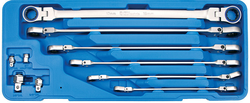 CASS.10PZ CHIAVE CRICCO DOPPIA C/SNODO XXL+ADATT BGS1541