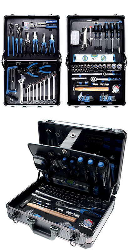 VALIGETTA PROFESSIONALE IN ALLUMINIO CON 149 UTENSILI BGS15501