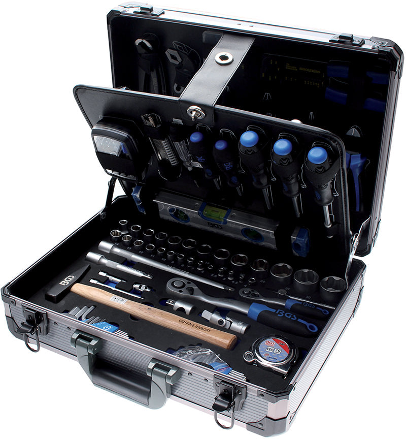 VALIGETTA PROFESSIONALE IN ALLUMINIO CON 149 UTENSILI BGS15501