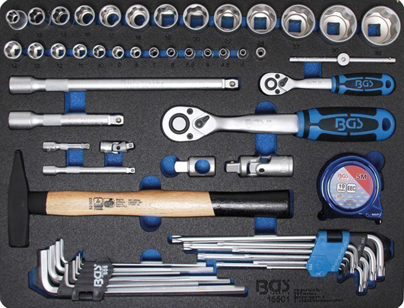 VALIGETTA PROFESSIONALE IN ALLUMINIO CON 149 UTENSILI BGS15501