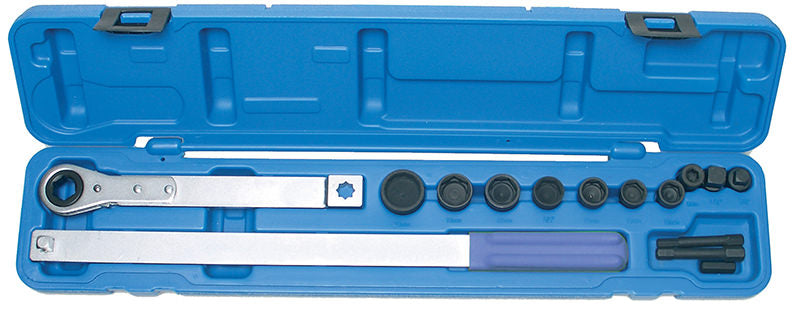 SET UTENSILI DI ASSISTENZA PER CINGHIA A SERPENTINA, ATTACCO DA 3/8” + 1/2” BGS1706