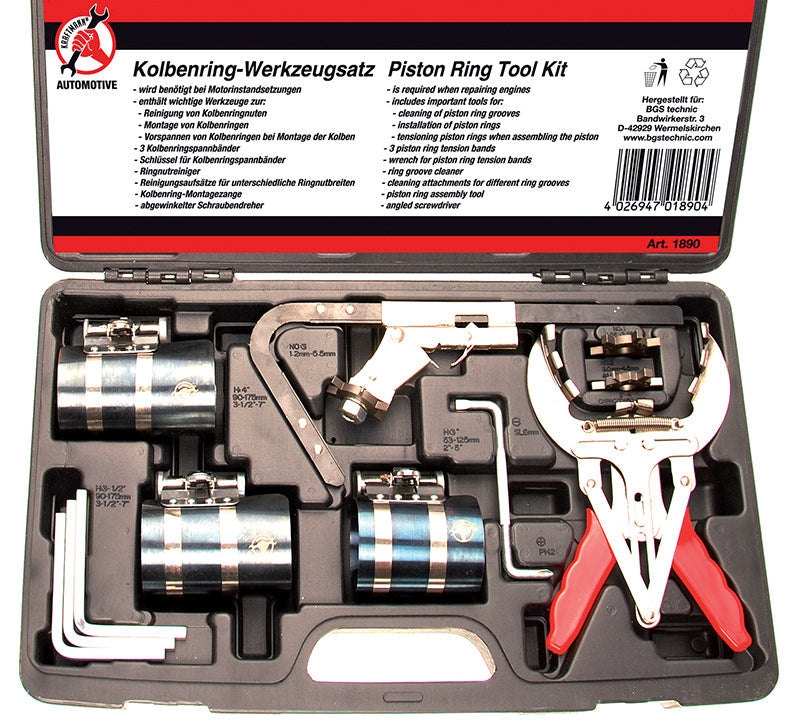 SET COMPRESSIONE ANELLI RASCHIAOLIO BGS1890