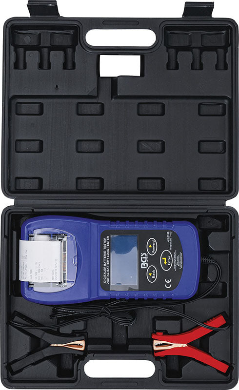 TESTER DIGITALE PER BATTERIA E SISTEMA DI RICARICA, CON STAMPANTE BGS2133