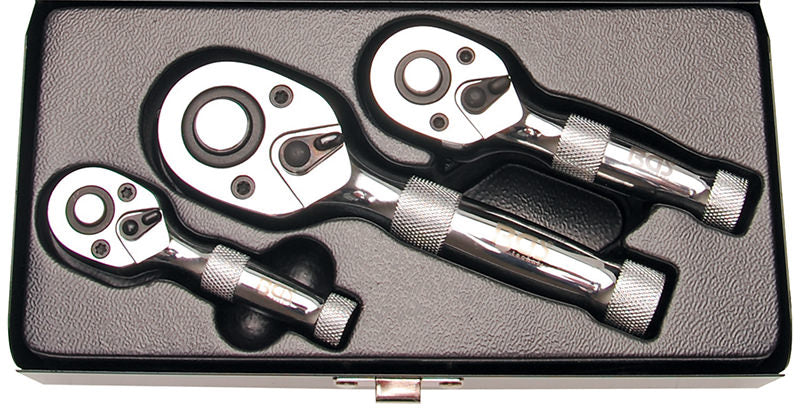 KIT 3 PZ CRICCH. REVERS. COMPATTI 1/4"-3/8"-1/2" BGS215