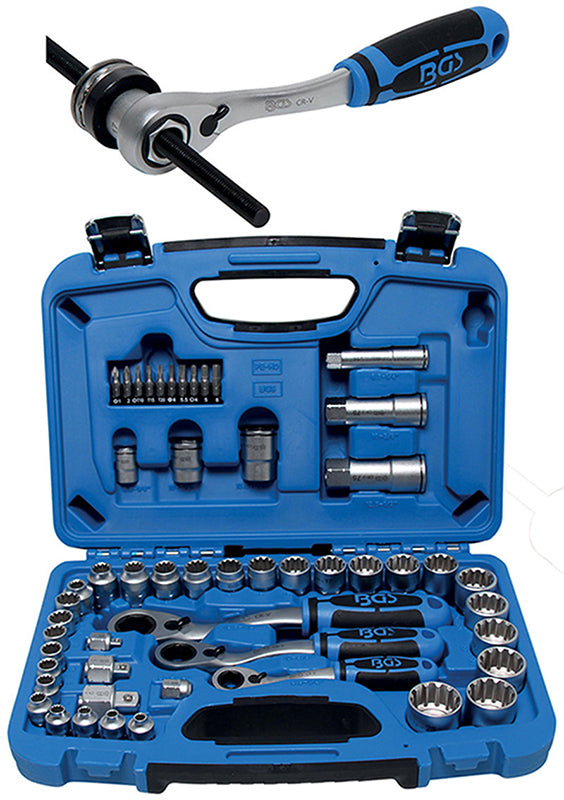 SET 52 PEZZI,BUSSOLE PASSANTI MULTIMPRONTA,4.5-25 MM BGS2181