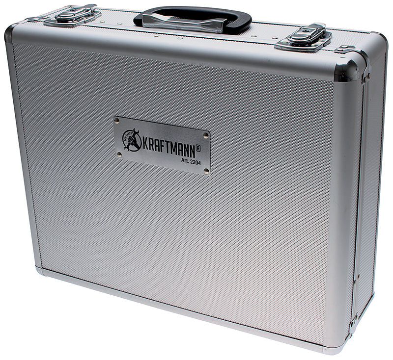 CASSETTA IN ALLUMINIO CON 129 UTENSILI BGS2204