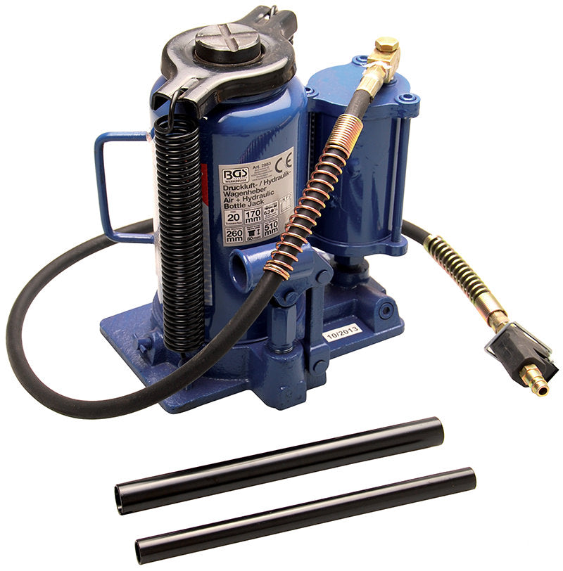 MARTINETTO IDRAULICO / CRIC PNEUMATICO, 20 T BGS2883