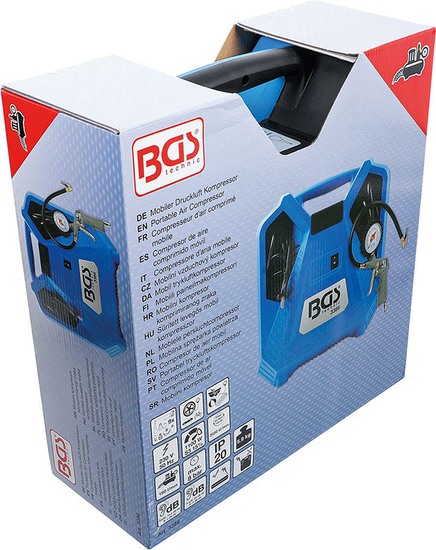 COMPRESSORE D’ARIA PORTATILE BGS3386