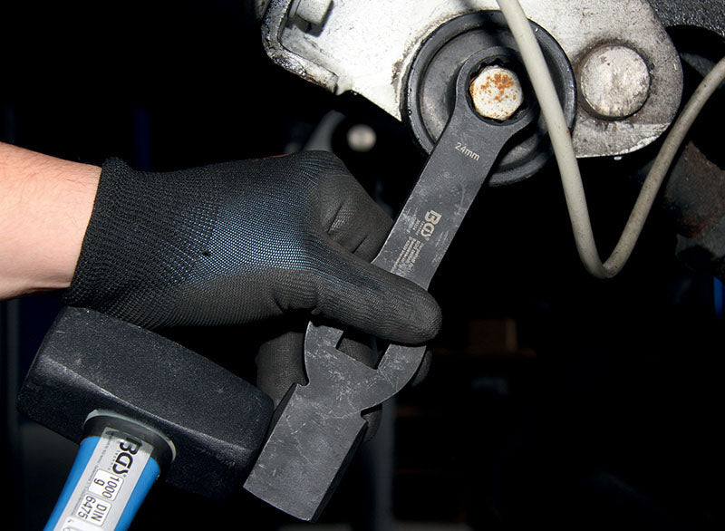 SET 5 PEZZI, CHIAVI A PERCUSSIONE POLIGONALI E TORX BGS35310