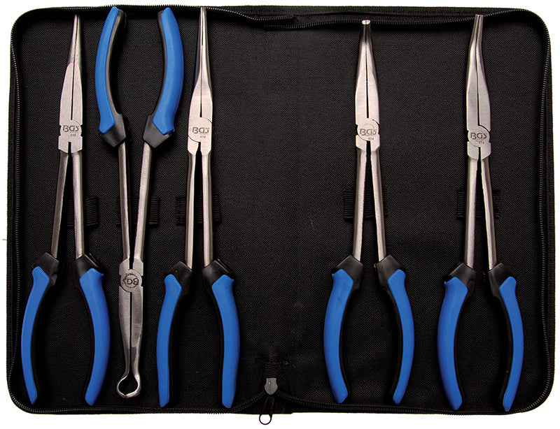 SET 5 PEZZI, PINZE A BECCHI LUNGHI, 290 MM BGS414