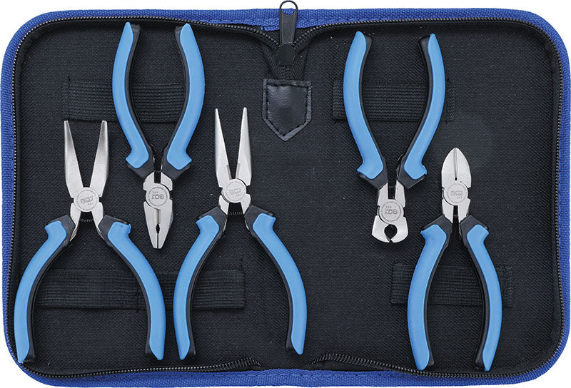 SET 5 PEZZI, “MINI” PINZE DI PRECISIONE BGS463