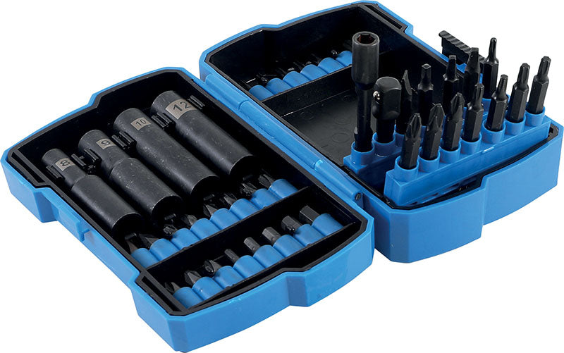 SET 42 PEZZI, INSERTIE BUSSOLE, ATT. 1/4 E 3/8 BGS4810