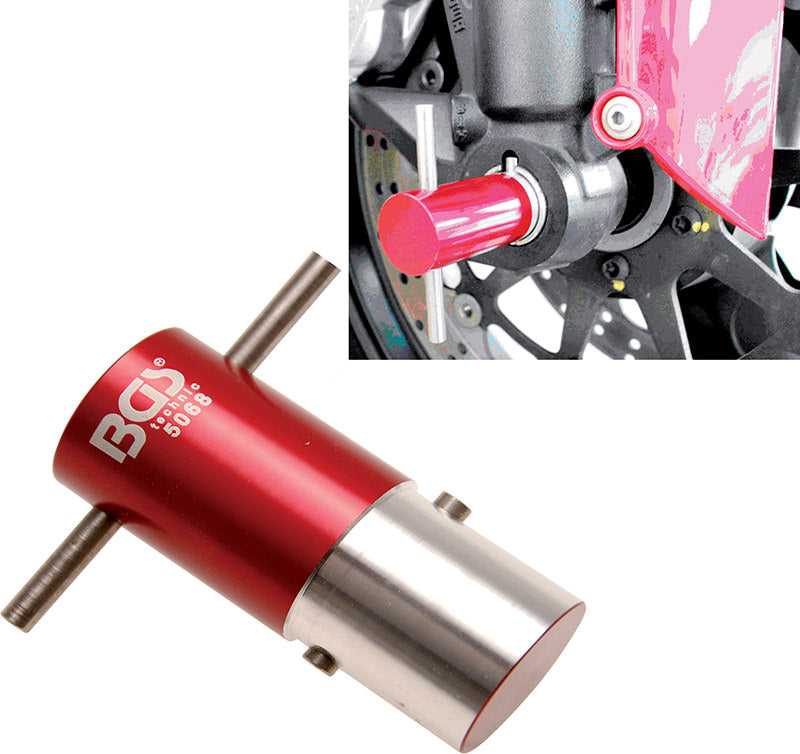 UTENSILE DI ALLINEAMENTO DEL PERNO RUOTA ANTERIORE DUCATI, Ø 30 MM BGS5068