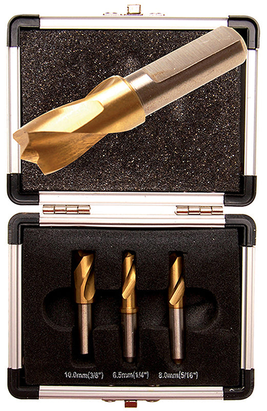 SET DI PUNTE IN ACCIAIO AL COBALTO AL 5%, PER LA RIMOZIONE DEI PUNTI DI SALDATURA BGS5081