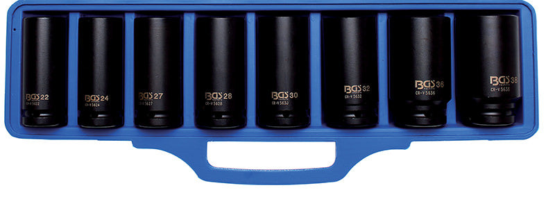 CASS.8 PZ BUSSOLE 3/4" MACCHINA LUNGHE SOTTILI BGS5241